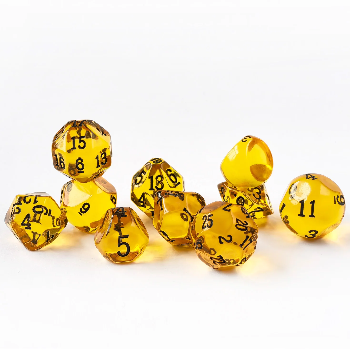 Board Game Spindown Dice Set 10 Pieces