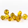 10 Pieces Odd Numbered Polyhedral Dice Set D3-D25,  Odd Number Dice Set Includes D3, D5, D7, D9, D11, D13, D15, D17, D19, D25 3