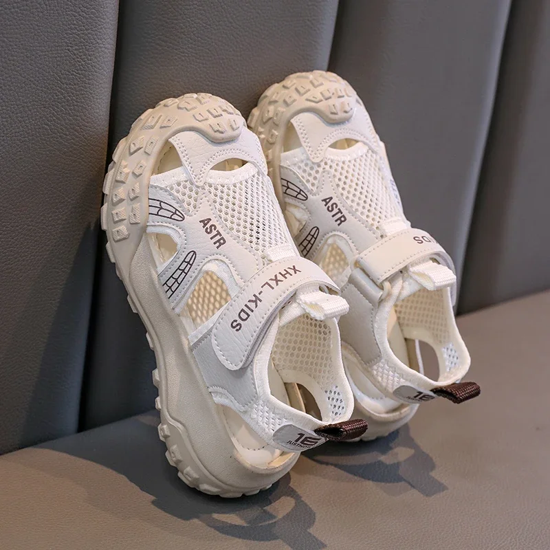 Kids Summer Mesh Breathable Hollow Out Sandals