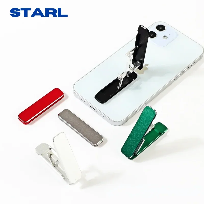 

Colorful Small Thin Light Metal Lazy Bracket Phone Holder Foldable Stand Phoneholder Base Holders Multicolor Choice Phonestand