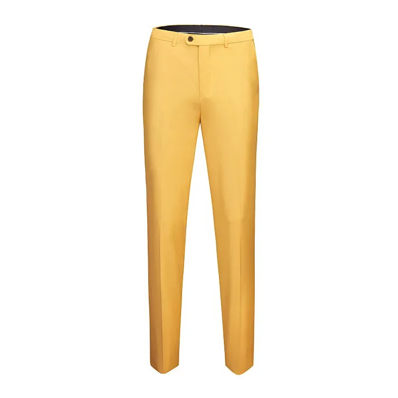 High Quality Suit Pants Mens Fashion Pure Color Business Slim Fit Dress Pant Office Trousers 2024 Men Streetwear Plus Size 6XL 3