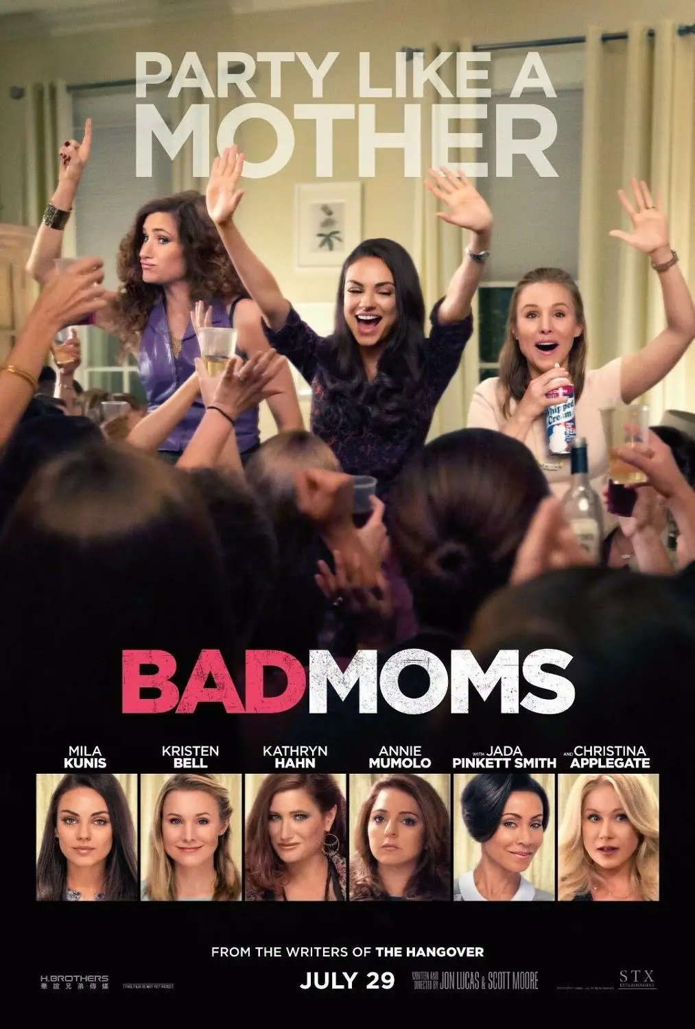 

Bad Moms Movie Art print Silk poster Home Wall Decor