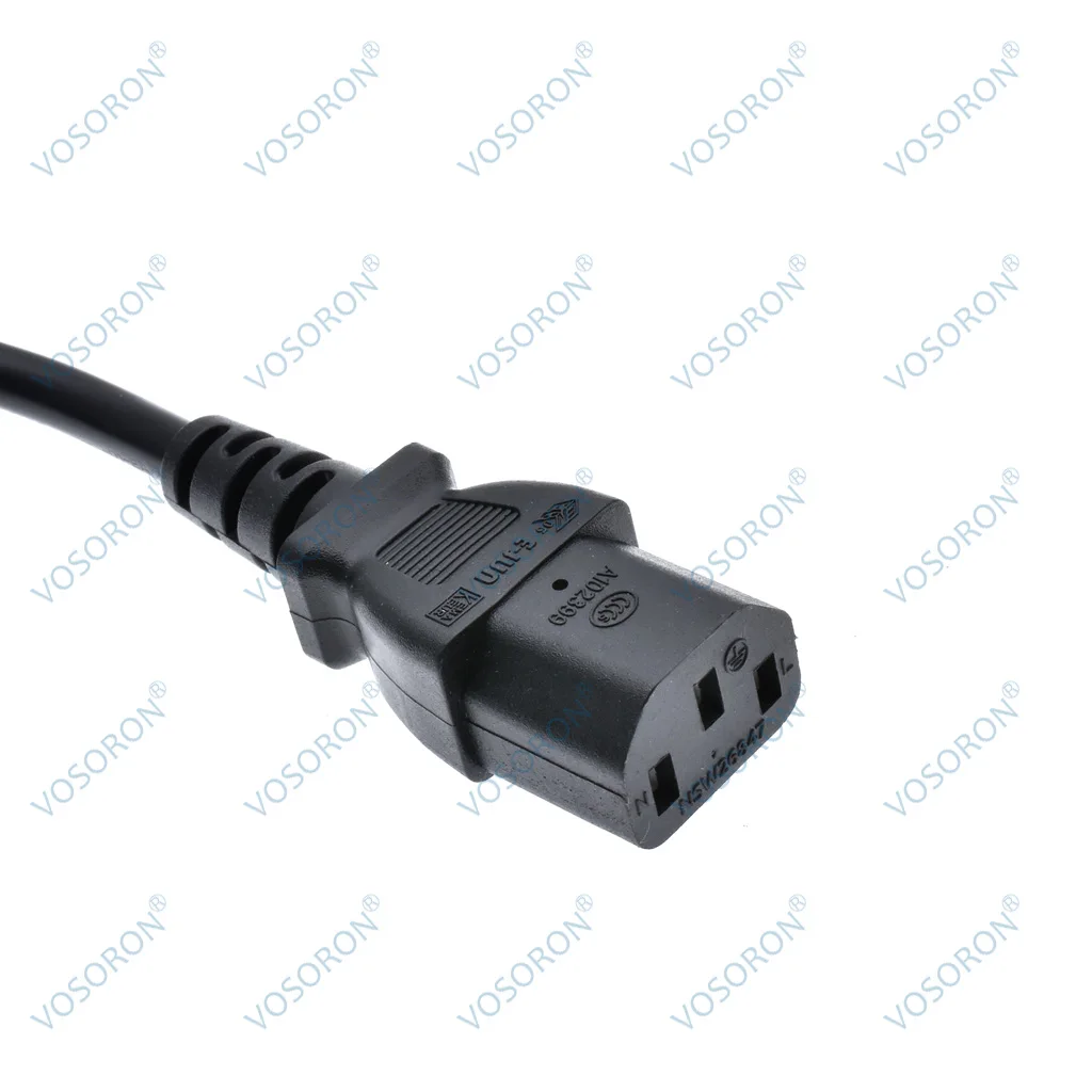 UPS 전원 케이블, IEC 320 직각 C14 수-C13 암 익스텐션 케이블, 10A 온/오프 스위치 전원 코드 포함