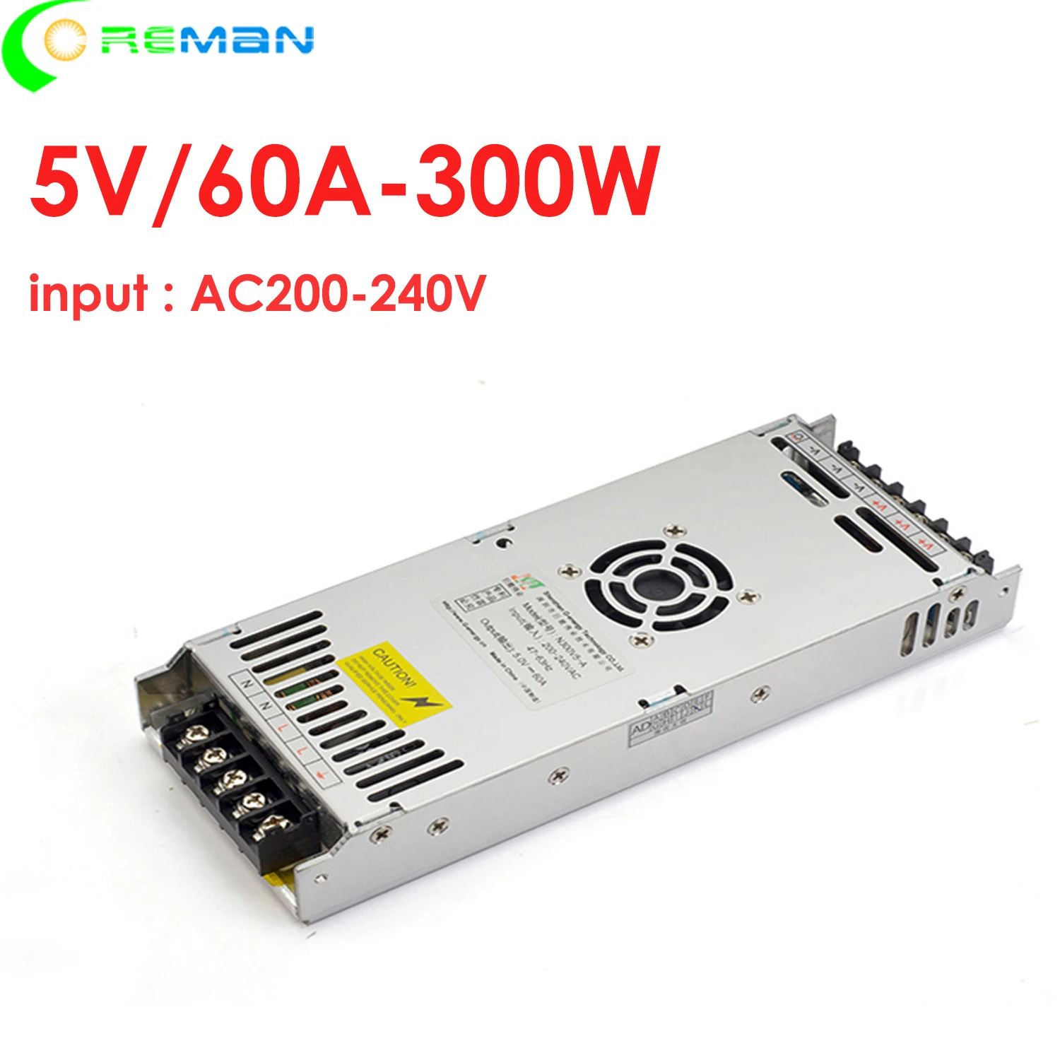 Led display power supply 5V60A 5V 300W power source N300V5 AC200240V
