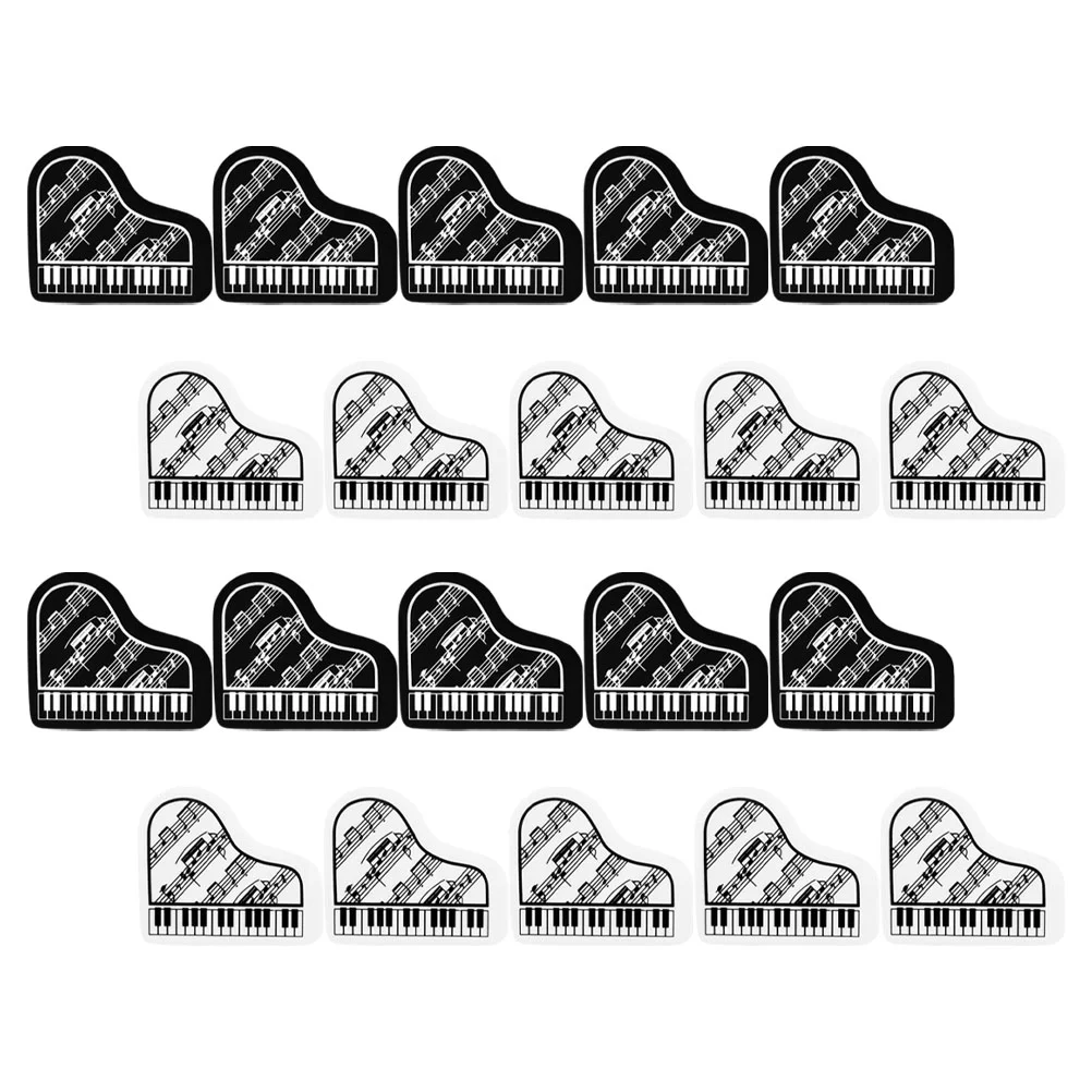 20 Pcs Piano Erasers Mini Rubber For School Supplies Classroom Rewards Cute Erasers Student Stationery Gifts Small Eraser 5