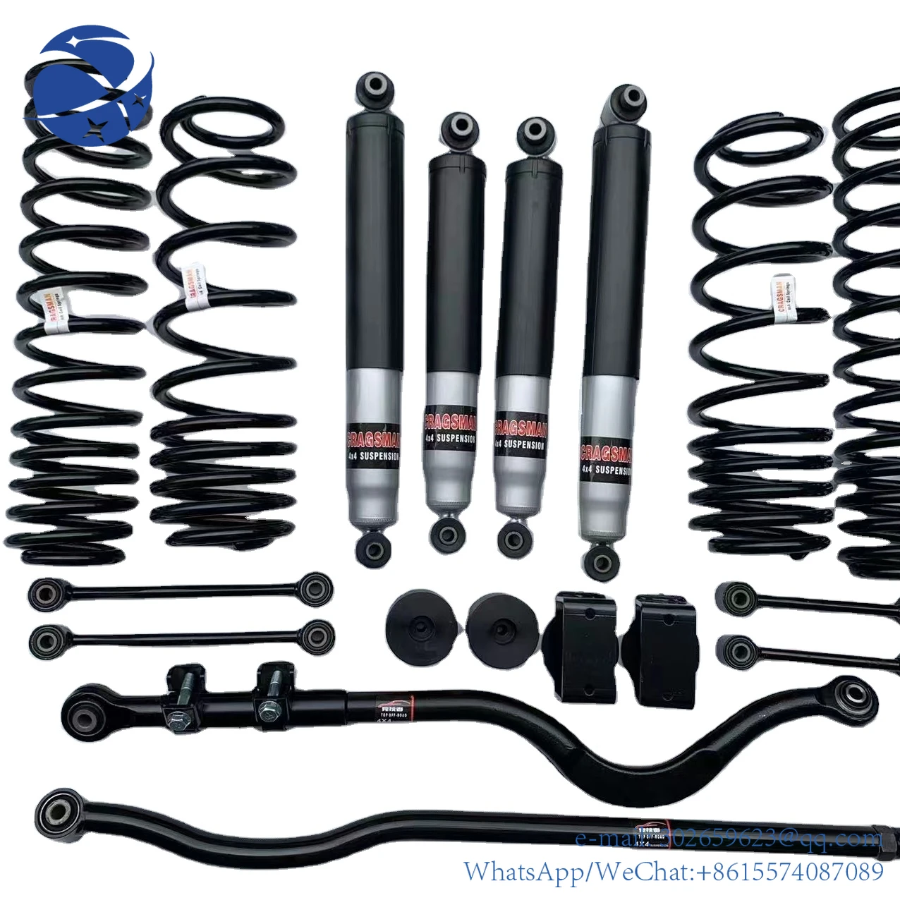 

yyhc 4wd Offroad Parts 4x4 Lifts oil Shock Absorber For Jeep Wranglers JL Suspension lift 2.5inch