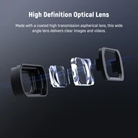 NEEWER 0.75X Wide Angle Lens Compatible with DJI OSMO Pocket 3 Expanded FOV of 108° Magnetic Coated Aspherical Camera Lens - Image 5