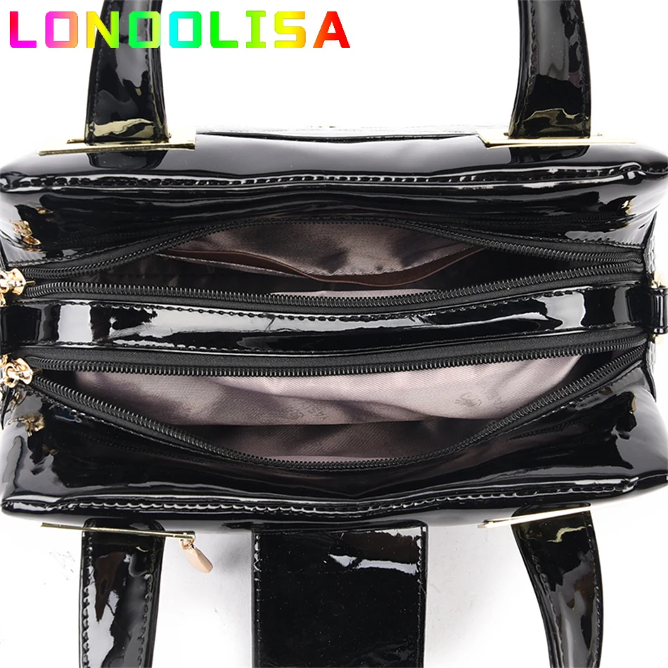 Luxury Handbag Women Bag Designer Famous Brand Patent Leather Shoulder Crossbody Bags Large Capacity Tote Bolsos Sac A Main