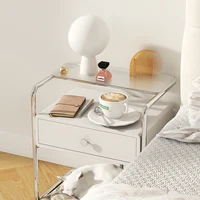Table De chevet De beauté classique, Design moderne, tiroirs De rangement, organisateur De luxe, meubles De chambre à coucher 3