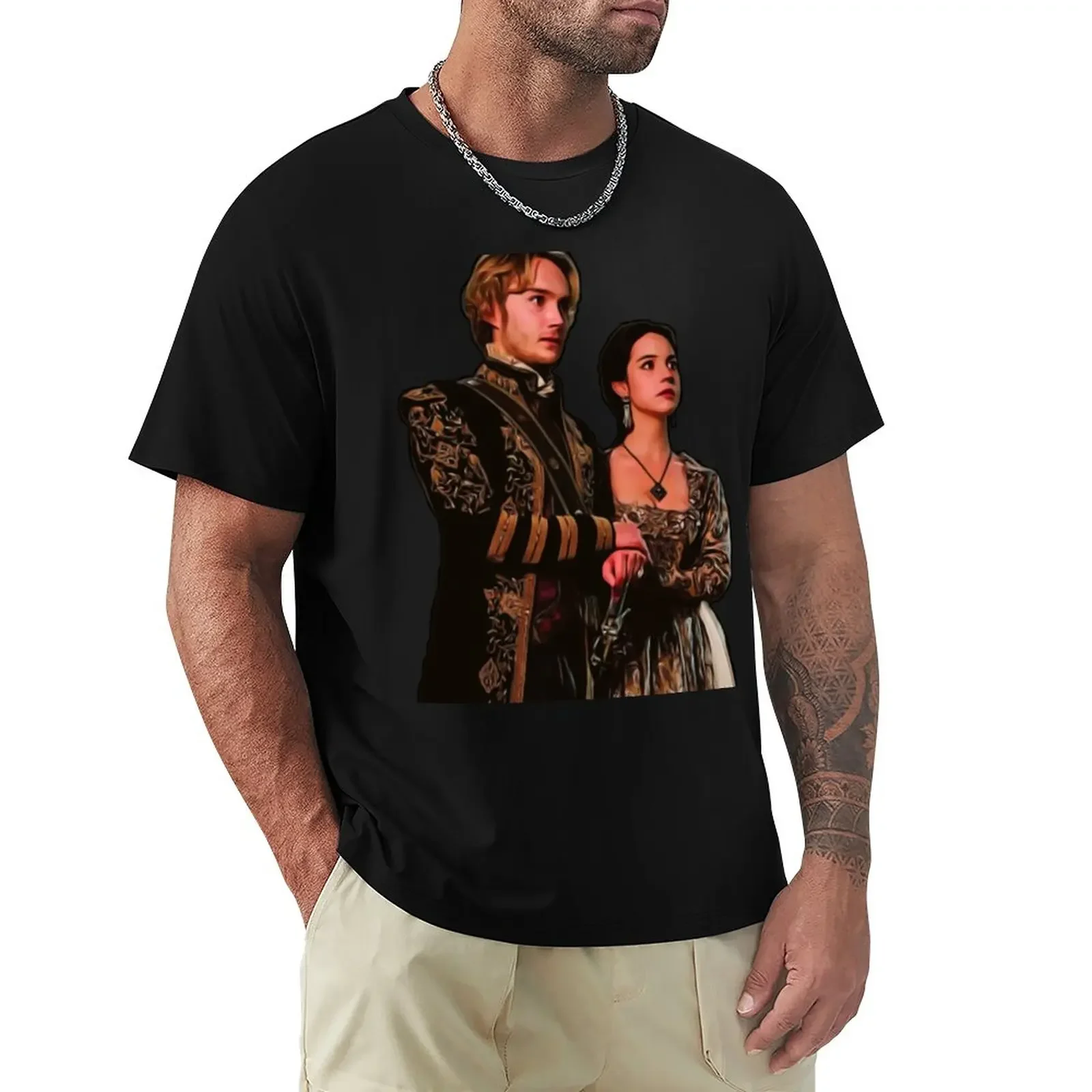 

Francis and mary reign T-Shirt aesthetic clothes Blouse t shirts for men cotton