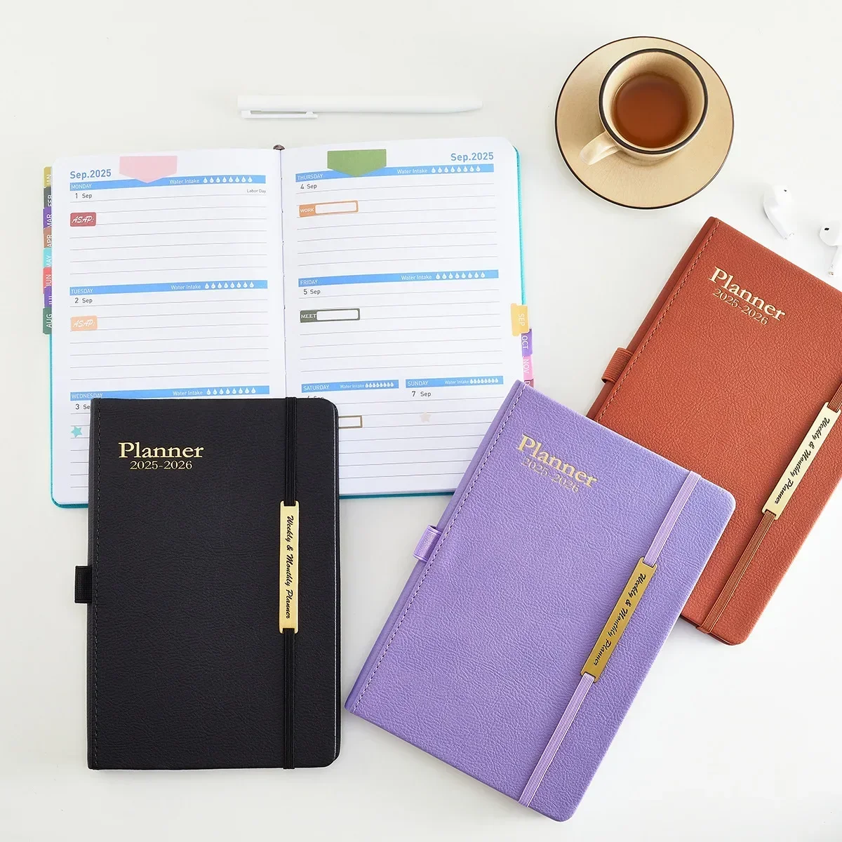 A5 Agenda Notebook January -June Monthly Daily Planner Weekly Personal Schedule Planner Office To-Do Log Notepad