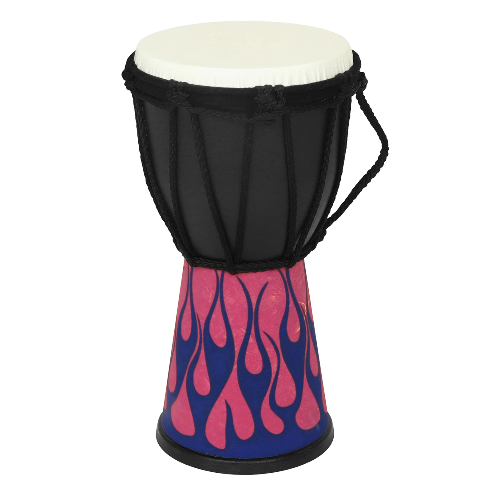 アフリカンドラム楽器 6インチ アフリカジャンベドラム 手彫り 無垢材