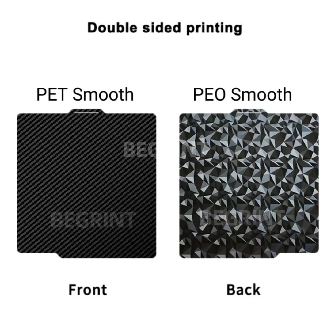 Premium 3D Printer Spring Steel Build Plate - PEI Coated, 257x257mm