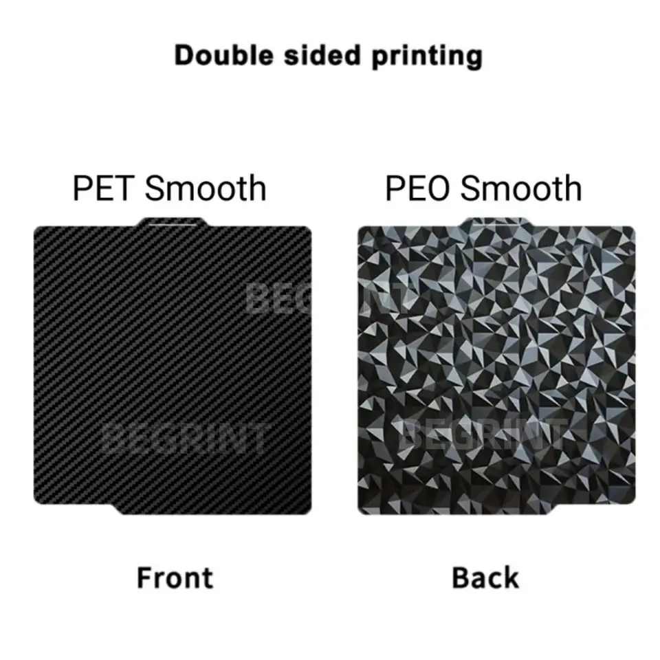 Build Plate 257x257 Spring Steel Sheet Peo H1H Pey Sheet A1 X1C P1S bambulab pei build plate 3d Printer Bamboo Lab Plate image 13