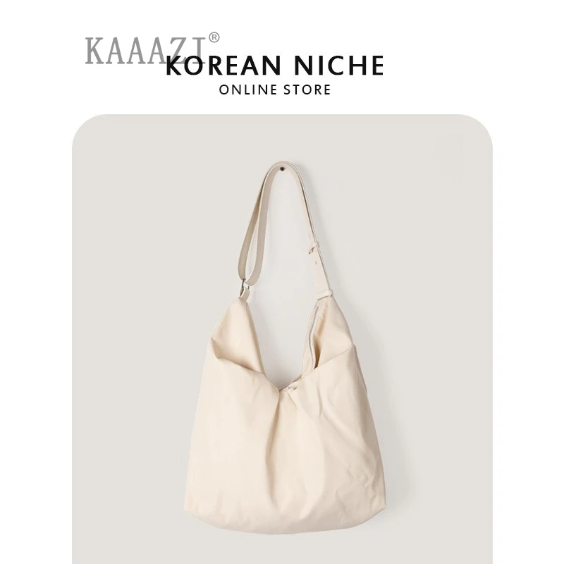 

Casual New Large Capacity Shoulder Underarm Bag For Women Luxury Fashion Tote Bag Designer Versatile Simple Handbags Solid Color