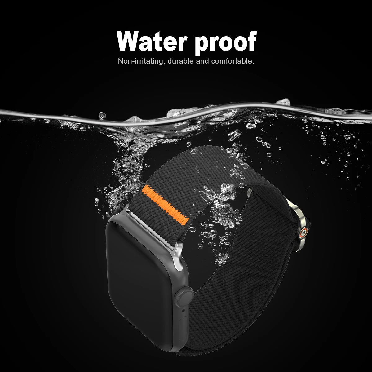 Versatile Nylon Loop Smartwatch Sports Band Bracelet