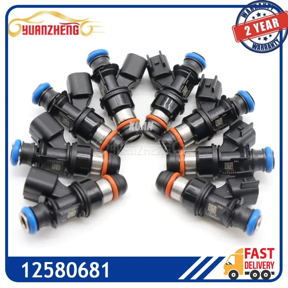 

8pcs/set High Quality Fuel Injector Nozzle 12580681 For Suburban Tahoe Express 2500/3500 Cadillac Escalade Hummer H2 H3