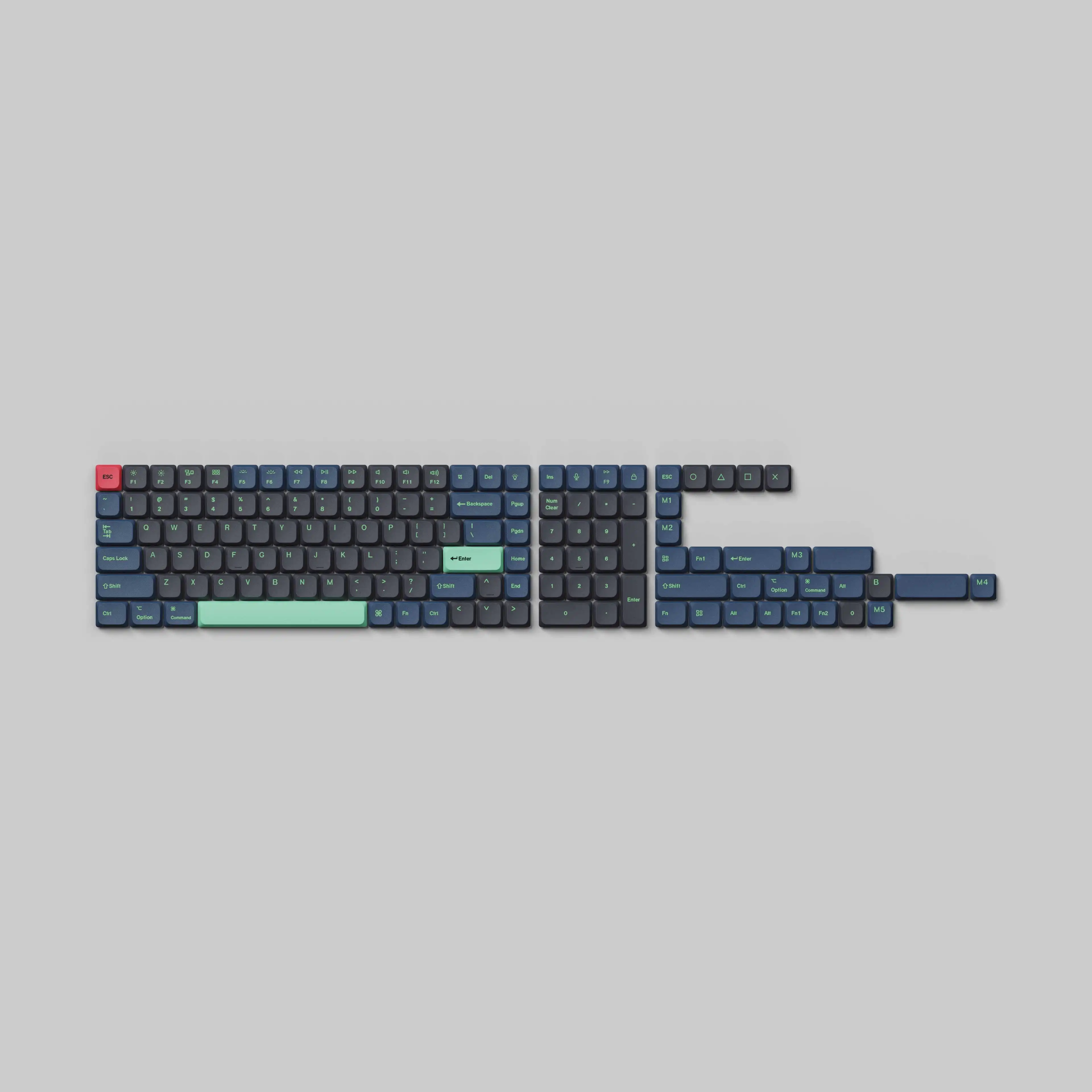 Keychron Low Profile Dye-Sub PBT LSA Full Set Keycap Set for