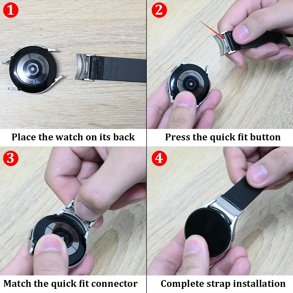 Premium Quick Fit Stainless Steel Watch Strap - Seamless Design, No Gaps