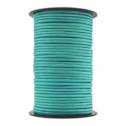 Heavy - Duty Outdoor 4mm Polyester Parachute Cord - 50M (Aqua green)