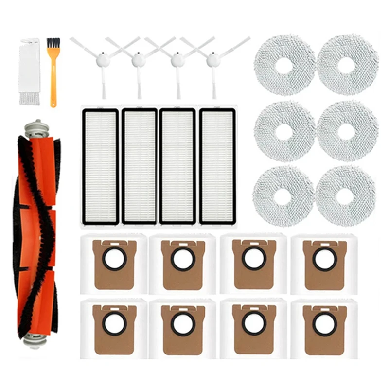 

For Dreame L10S Ultra S10 S10 Pro Mijia Omni X10+ Robot Vacuum Cleaner Replacement Spare Parts Brush Filter Mops
