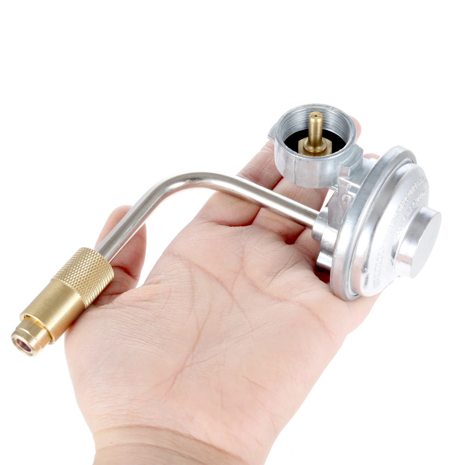 Regolatore Di Propano A Bassa Pressione Da 1Lb Con Adattatore In Ferro Per Blackstone 17 "E 22" Piastra Da Tavolo Pit Boss Gas Grill Part