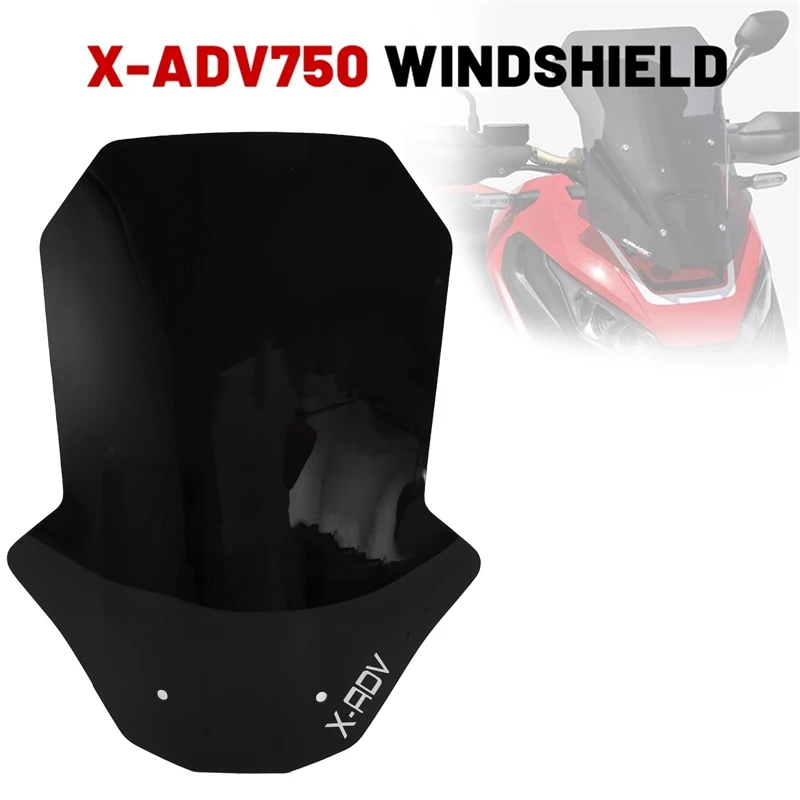 

Black Motorcycle Windscreen Windshield Fit For Honda X-ADV750 XADV 750 2017- 2020 X-ADV 750 2018 2019 Visor Deflector