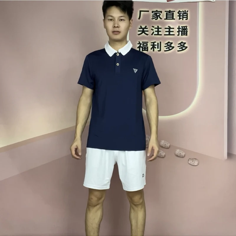Tennis Wear Short-sleeved T-shirt Men's and Women's Golf Badminton Quick-drying Slim-fit Blazer