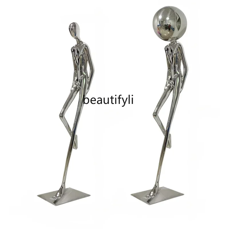 

Entrance Door Lobby Decoration Abstract Living Room TV Cabinet Large Floor Figure Sculptured Ornaments