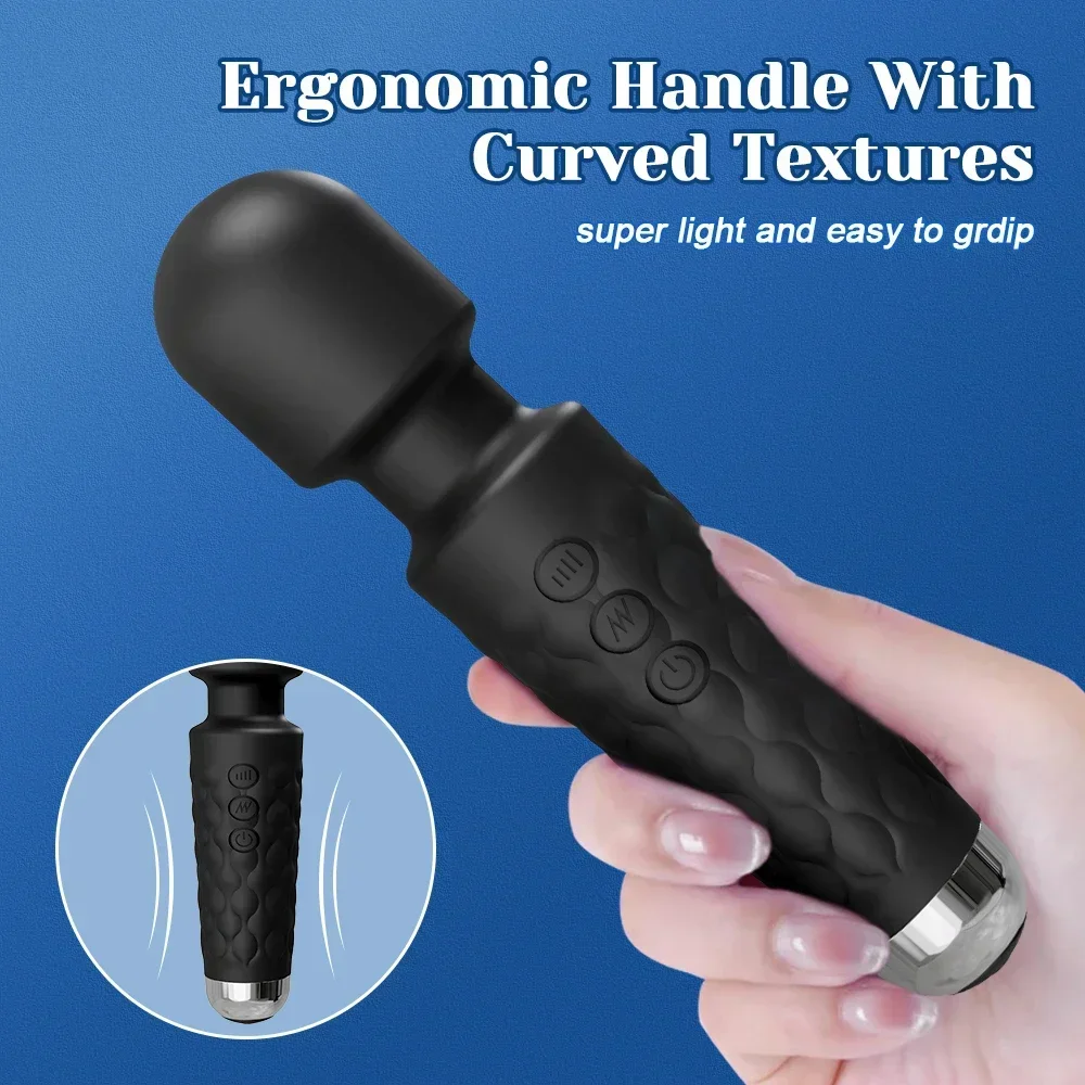 20 Modes Vibrator AV Magic Wand Powerful Female G-spot Massager Clit Clitoris Stimulator Sex Toys Adult Female Erotic Products clitoris vibrator clit sucking vibrator female sex toys vibrator sex toy
