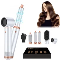 Sèche-cheveux électrique 5 en 1 1000W, lisseur, fer à boucler, brosse chauffante multifonctionnelle détachable, ensemble sèche-cheveux, livraison rapide 1