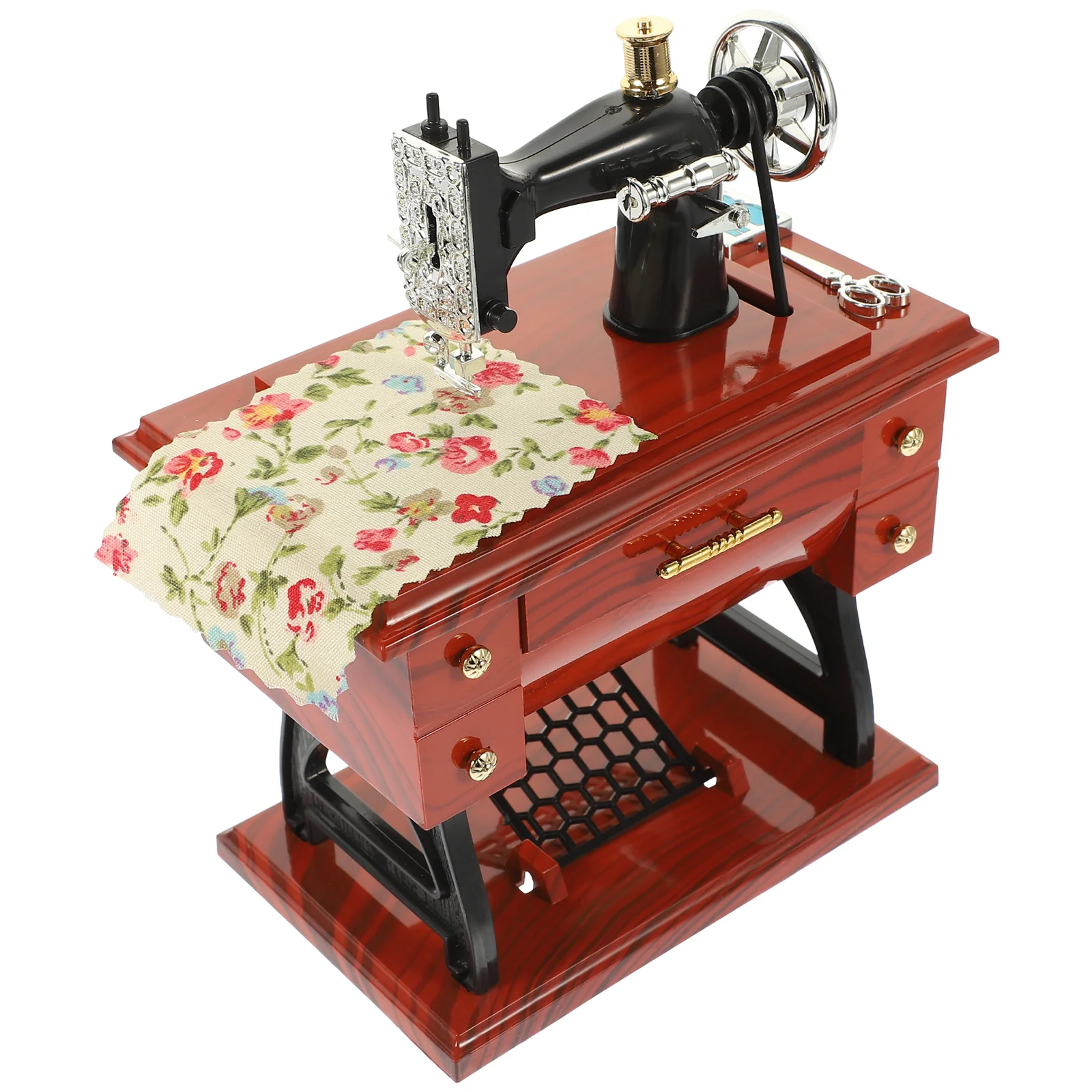 

Vintage Music Box Sewing Musical Toy Sewing Machine Music Sartorius Model Play Creative Gift