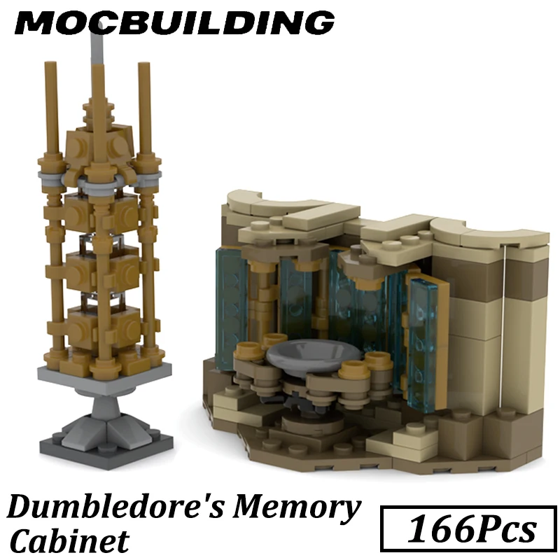 

Memory Cabinet Movie Scene Model MOC Building Blocks Brick Toys Display Construction Gift for Kids