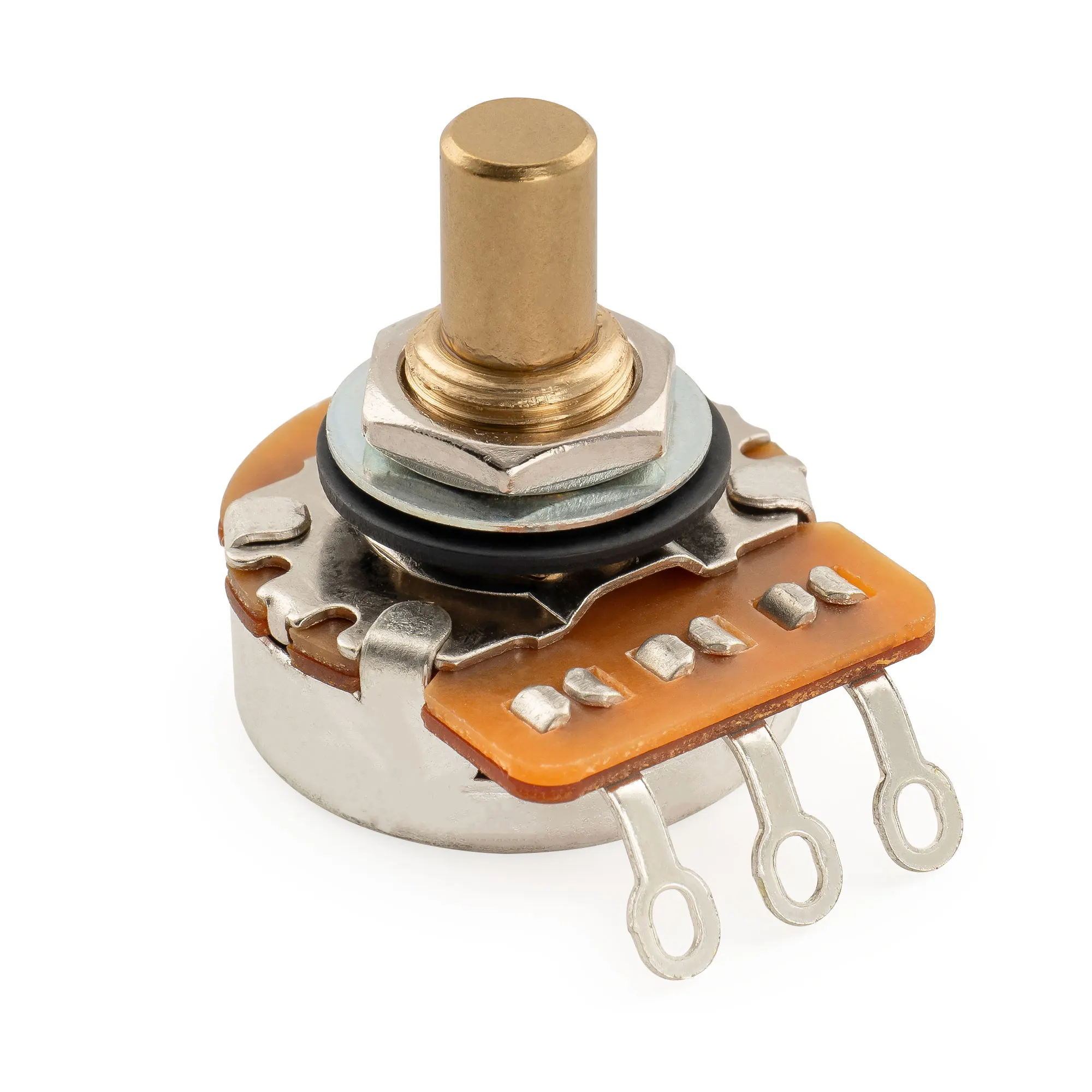 Musiclily Pro HD A250K/B250K/A500K/B500K/A1M/B1M Potentiometer aus Vollmessing mit Kurzem Schaft 1/4 Zoll Audio Linear-Taper-Potentiometer – Detail 23