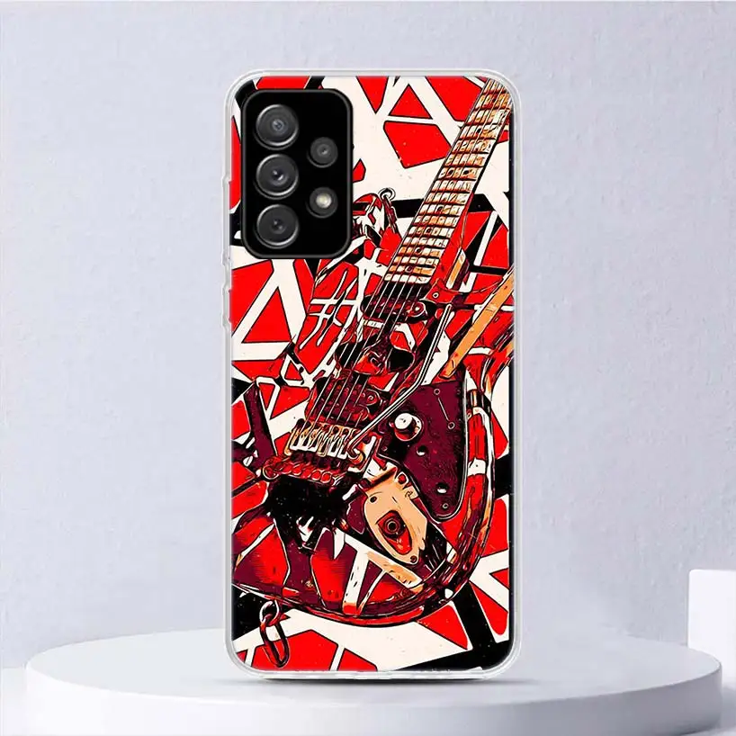 Eddie Van Halen Graphic Guitar Soft Phone Case