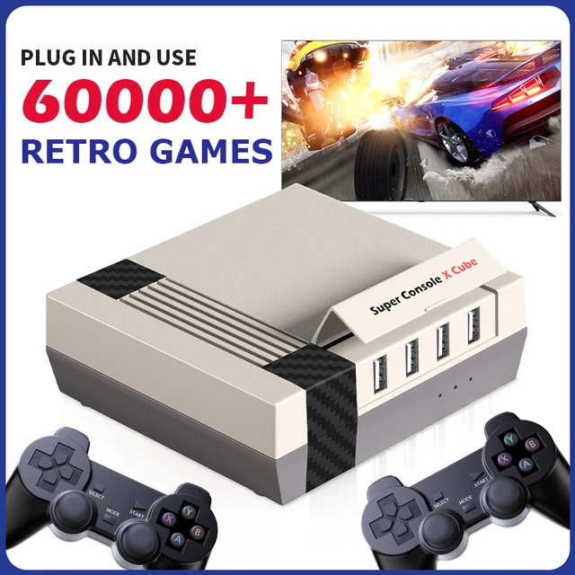 Retro Super Console X Cube Console de Videogame com Joystick