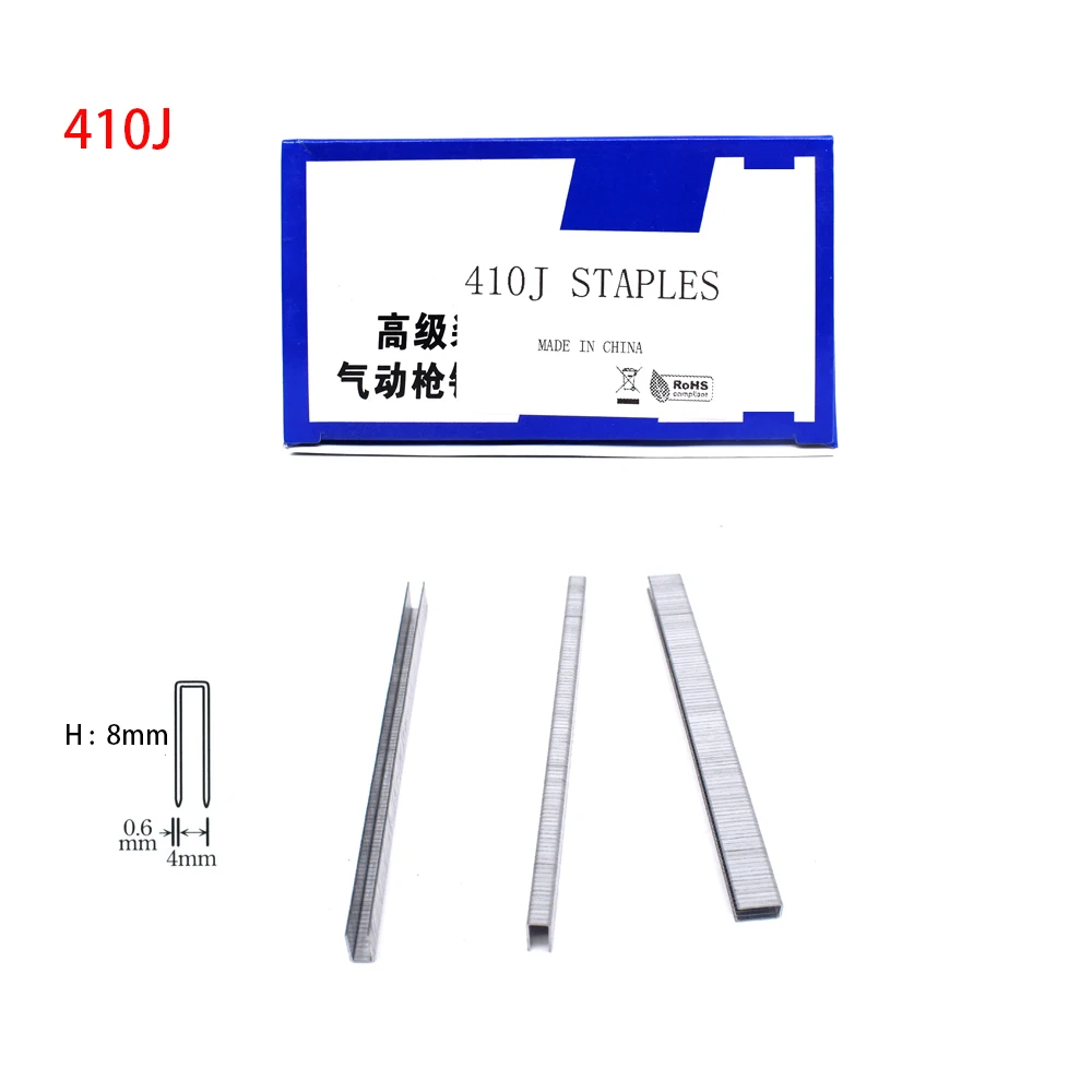 4000Pcs U Staples For Framing Tacker Electric Staple Gun Air Nailer 422J 416J 410J Woodworking Tools 6