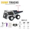 RC Excavator 1/20 2.4GHz 11CH RC Construction Truck Engineering Vehicles Educational Toys for Kids with Light Music 6