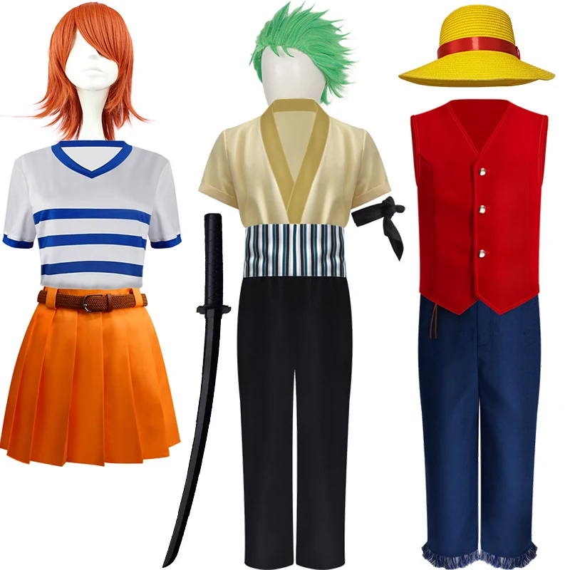 One Piece Cosplay para Homens e Mulheres, Roupa Anime Japonesa