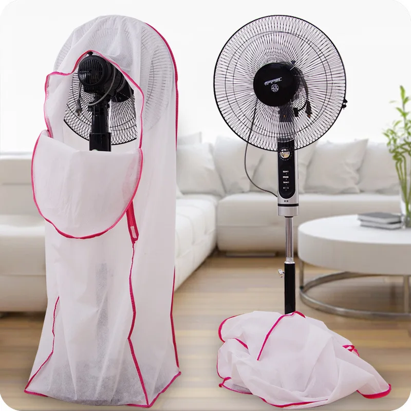 Circle Brief Non-woven Electric Fan Dust Cover Adjustable Fan Protection Cover for Protection Case Baby Safety Storage Bag