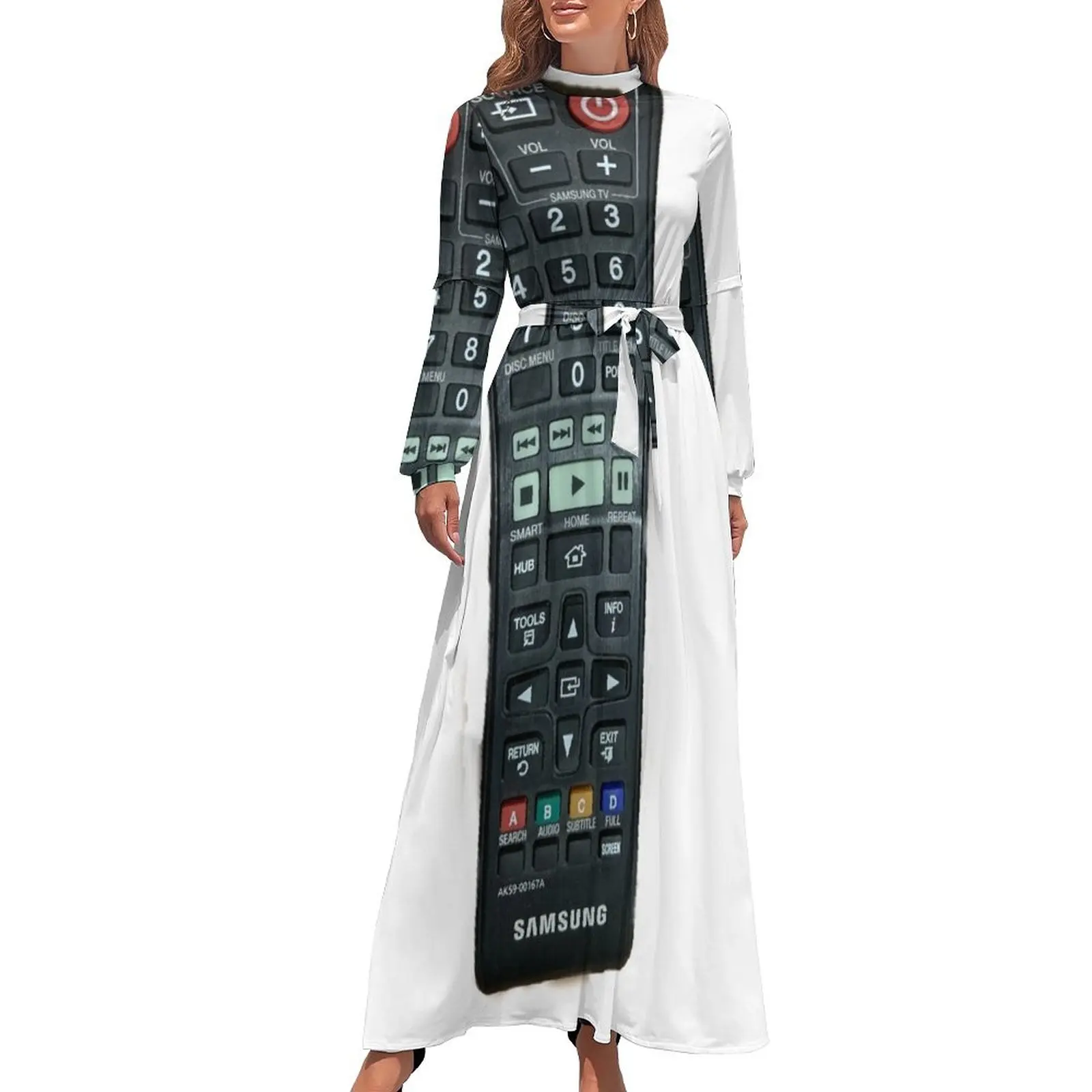 thumbnail image 1 of Control remoto. Vestido largo de noche de lujo 2024 vestidos sueltos elegantes para mujer, 1 of 5
