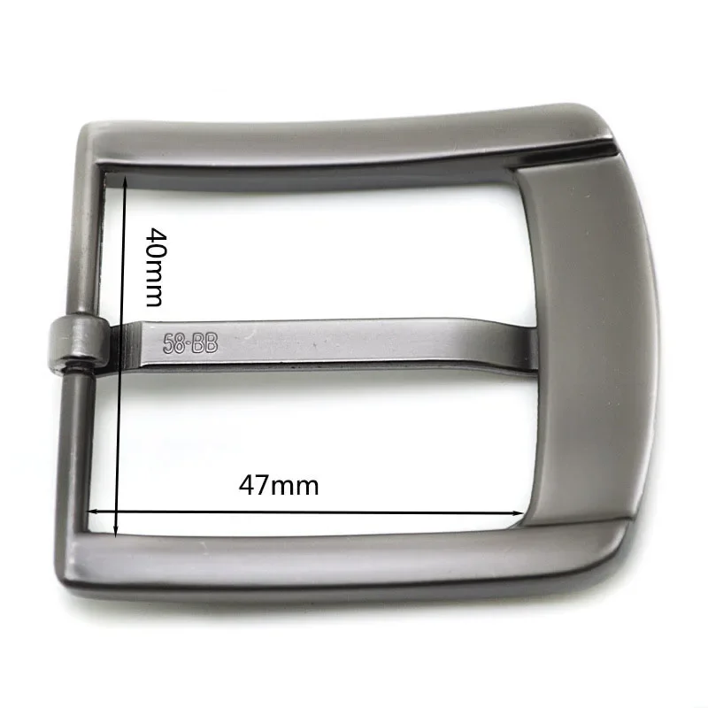 Sleek Metal Pin Buckle for Men's Casual Leather Belt Crafting