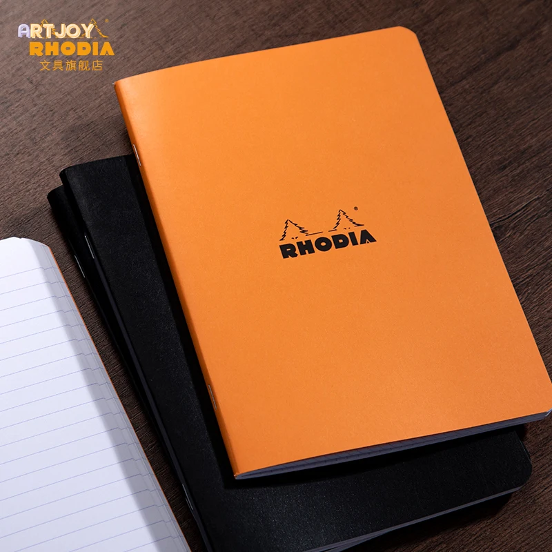 Rhodia 소프트커버 A4 도트 그리드 노트 - 프리미엄 프랑스 승마 디자인, 경량 학습 사무실 메모장, 학생에게 이상적