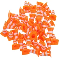 50/30/10Pcs Mini Traffic Cones Road Street Signs Children's Mini Toys Traffic Barricade Children's Mini Toys Construction 1