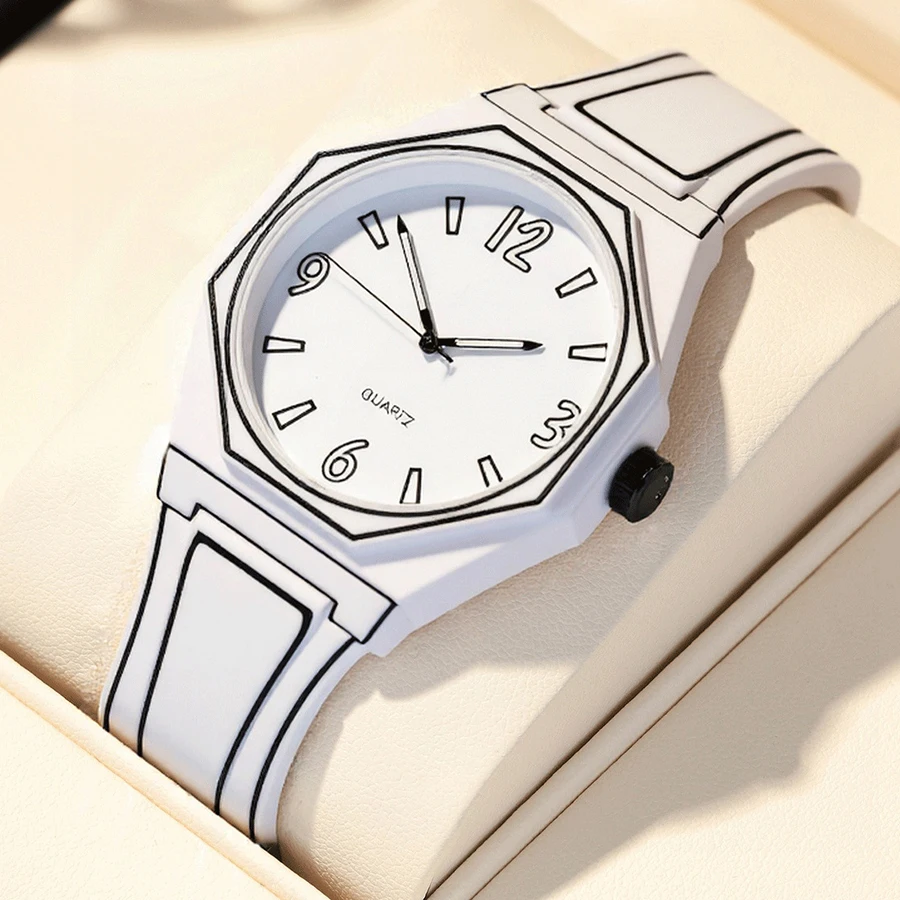 New Men's Watches Business Waterproof Silicone Wristbands Fashionable And Casual Quartz Watches for man Male Teen Reloj Hombre