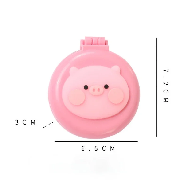 Princess Air Cushion Massage Makeup Hair Brush Cute Cartoon Animal Fruit Portable Comb with Mirror for Girls Baby Kids Stuff