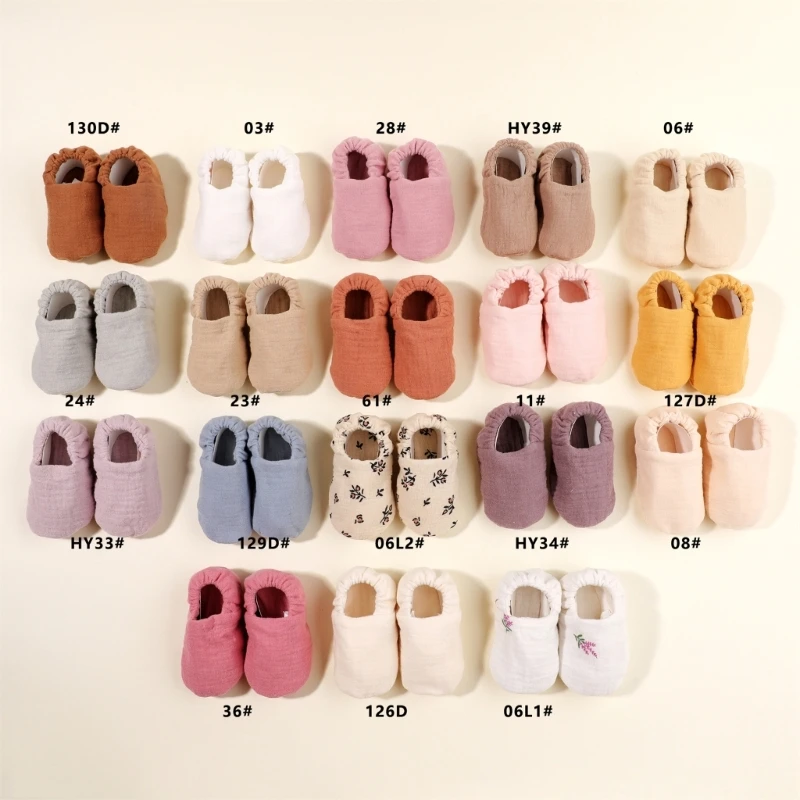 Cosy Baby Booties First Walker Cotton Soft Socks Shoes for Newborns Boys Girls