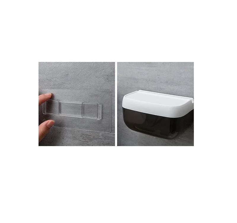 Description Picture 6 of itemMulti-Purpose Hooks No Punching Bathroom Organization Storage Shelf Strong Wall Mounted Clock Photo Hanging Home Accessories