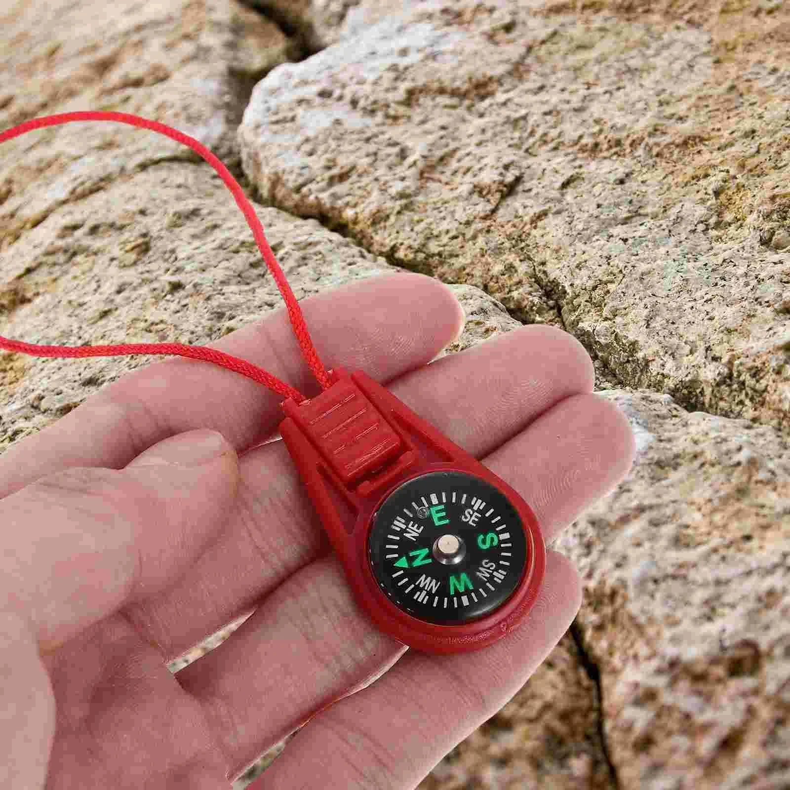 Mini Compass ABS Camping Hiking Pocket Compass Pendant Portable Navigation Climing Riding Children Gift Outdoor Survival Gear mini compass,navigation compass,portable compass,survival compass