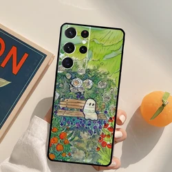 Charming Ghost Design Phone Case - Stylish Protective Back Cover - Galaxy S20Ultra (LM1200)